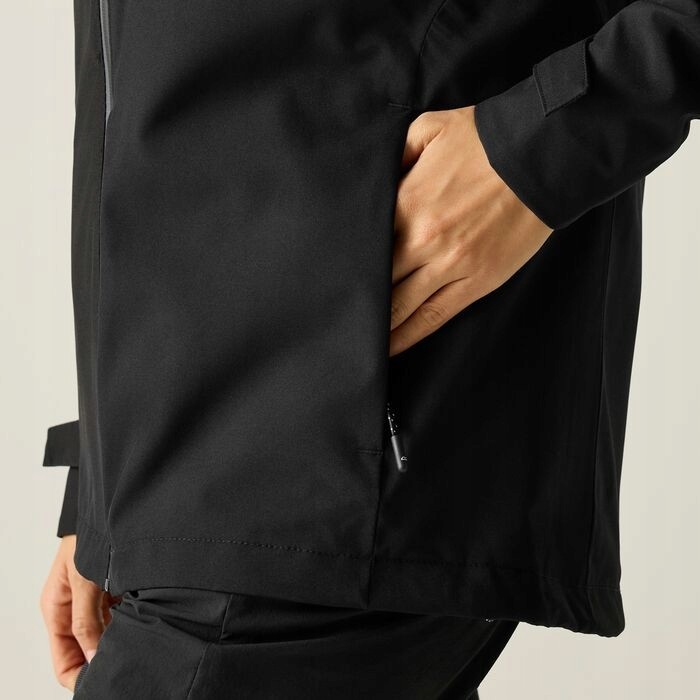 Damska kurtka przeciwdeszczowa Regatta RWW455 L89 czarny