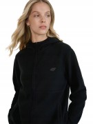Damski polar 4F bluza polarowa z kapturem FLEF315 20S czarny