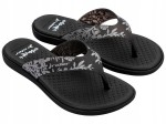 Damskie klapki japonki Rider Aqua VI fem 83635-AZ075 czarny/szary