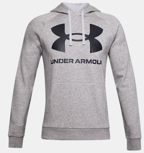 Męska bluza Under Armour RIVAL FLEECE BIG LOGO 1357093-011 szary.jpg