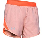 Damskie spodenki Under Armour FLY BY SHORT 1350196-629 pomarańczowy.jpg