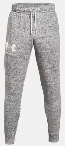 Męskie spodnie Under Armour RIVAL 1361642-112 szary .jpg