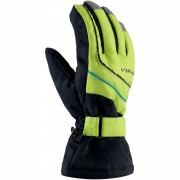 Dziecięce rękawice narciarskie Viking MATE 73 limonka r.5