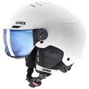 Dziecięcy kask narciarski Uvex ROCKET JR VISOR 566/263/1003 biały 51-55 cm.jpg