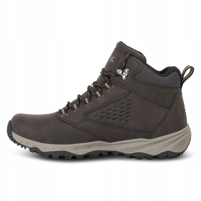 Męskie buty trekkingowe Regatta AMBLE RMF879 T1R  brązowy