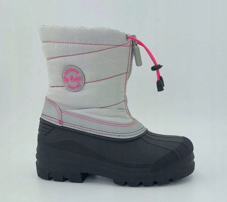 Dziecięce śniegowce Lee Cooper LCJ-24-44-2840K szary