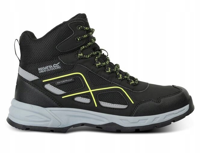 Męskie buty Regatta VENDEAVOUR RMF807 08A czarny/żółty