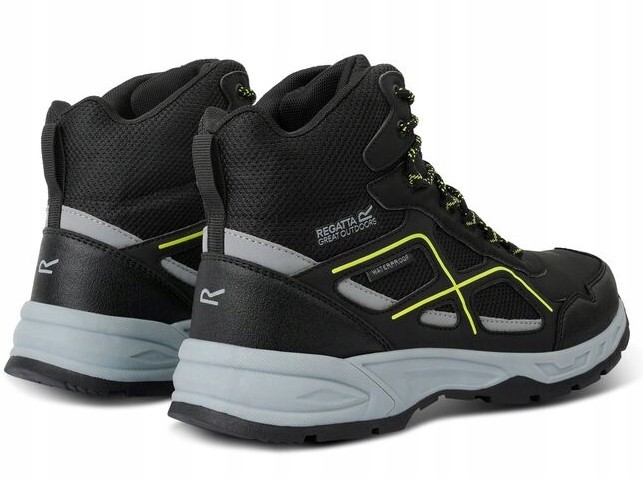 Męskie buty Regatta VENDEAVOUR RMF807 08A czarny/żółty