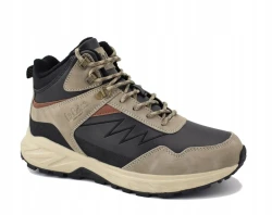 Męskie buty zimowe Lee Cooper LCJ-25-01-3727MA szary/czarny