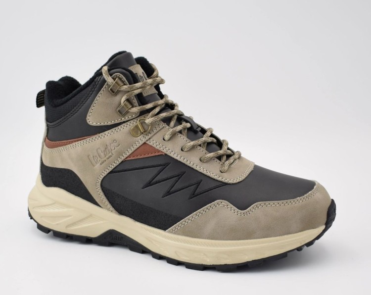 Męskie buty zimowe Lee Cooper LCJ-25-01-3727MA szary/czarny
