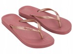 Damskie klapki japonki Ipanema Anatomica tan fem 81030-BD620 j.różowy