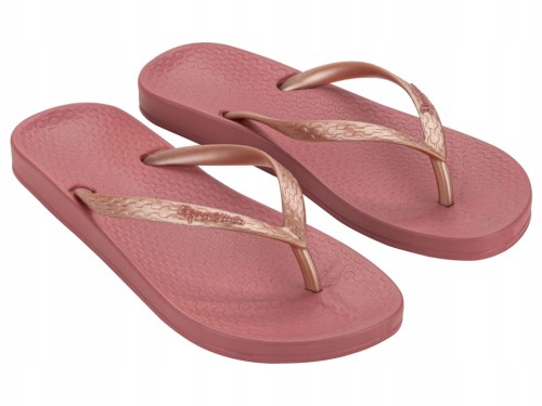 Damskie klapki japonki Ipanema Anatomica tan fem 81030-BD620 37