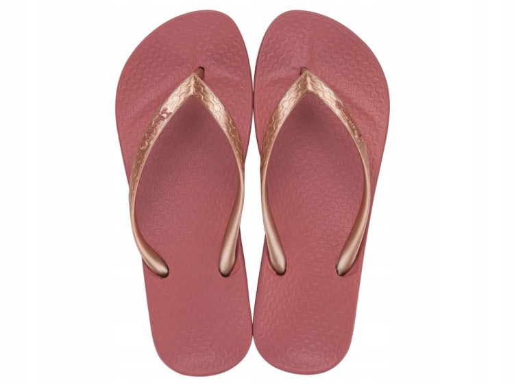 Damskie klapki japonki Ipanema Anatomica tan fem 81030-BD620 37