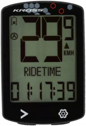 Bezprzewodowowy licznik rowerowy Kross  KRC 319UW T4CLI000163 czarny