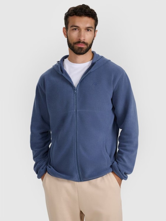 Męski polar 4F bluza polarowa FLEM358 32S denim