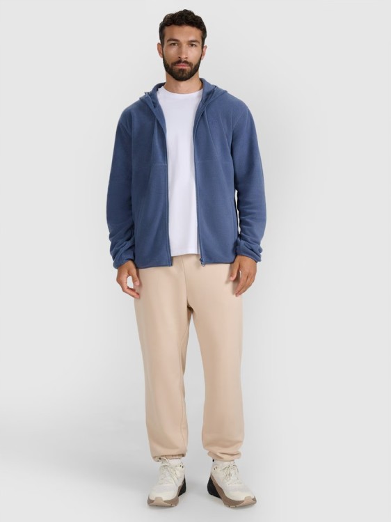 Męski polar 4F bluza polarowa FLEM358 32S denim