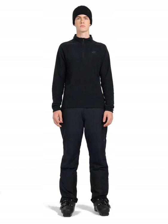 Męski polar 4F bluza polarowa FLEM065 20S czarny