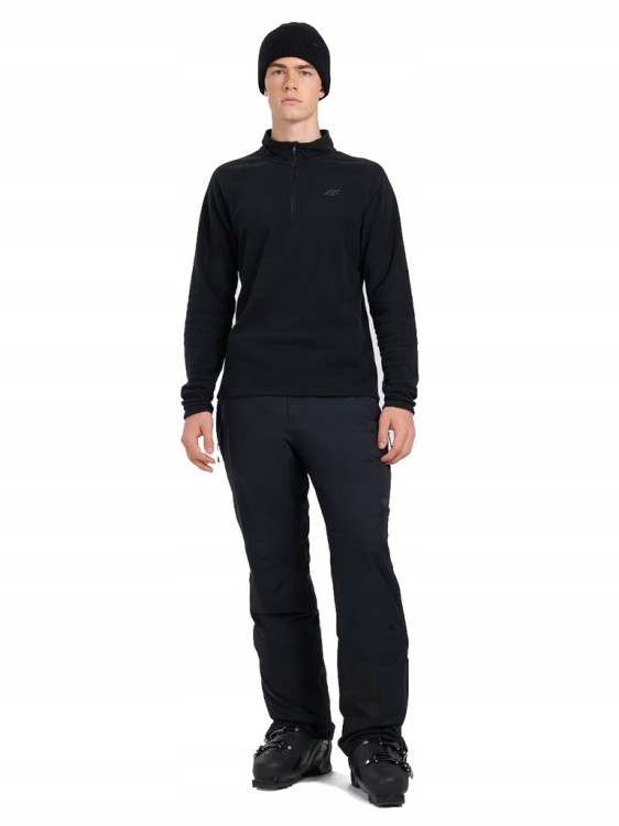 Męski polar 4F bluza polarowa FLEM065 20S czarny