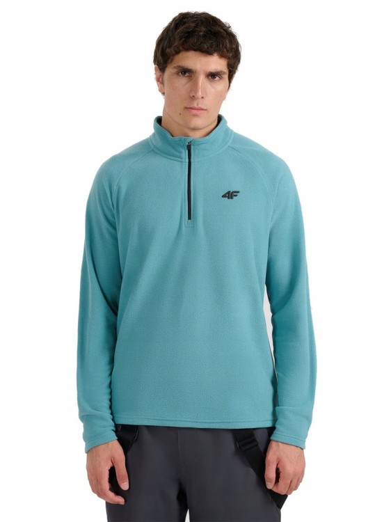 Męski polar 4F bluza polarowa FLEM065 46S turkusowy