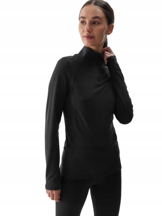 Damska bluza termoaktywna 4F BRUF070 20S czarny