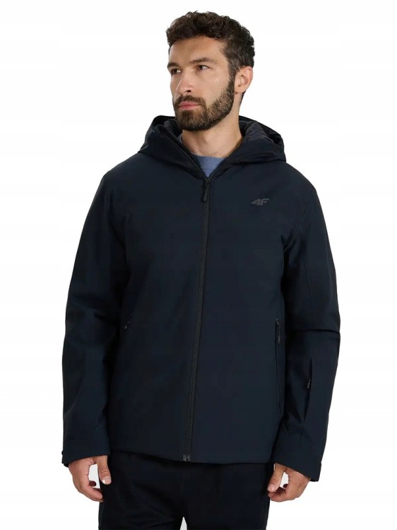 Męska kurtka narciarska 4F TJAM0787 20S czarny