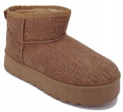 Damskie buty śniegowce Lee Cooper LCJ-25-32-3653LB brązowy
