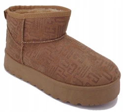 Damskie buty śniegowce Lee Cooper LCJ-25-32-3653LB brązowy