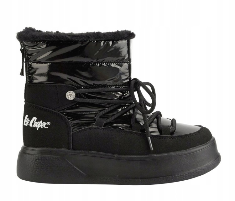 Damskie buty śniegowce Lee Cooper LCJ-25-03-3814LB czarny