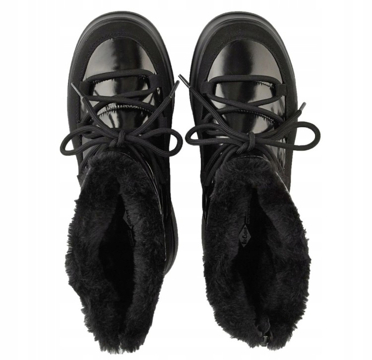 Damskie buty śniegowce Lee Cooper LCJ-25-03-3814LB czarny