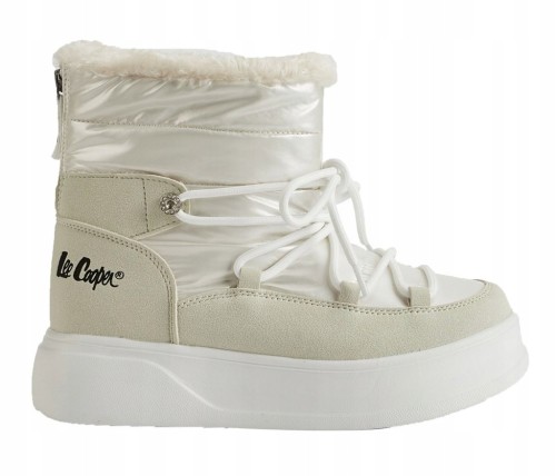 Damskie buty śniegowce Lee Cooper LCJ-25-03-3815LB biały