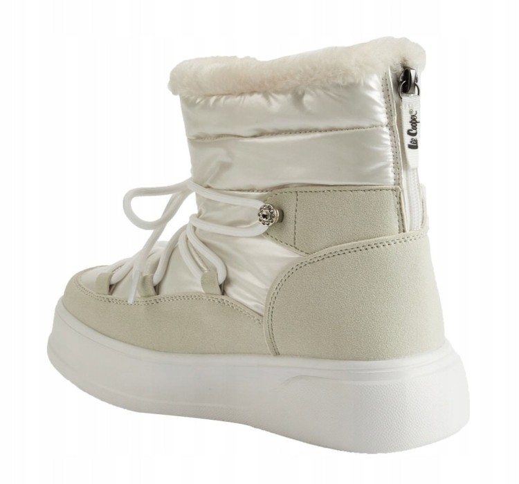 Damskie buty śniegowce Lee Cooper LCJ-25-03-3815LB biały