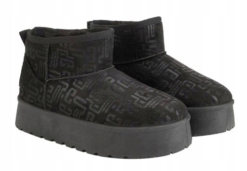 Damskie buty śniegowce Lee Cooper LCJ-25-32-3655LB czarny