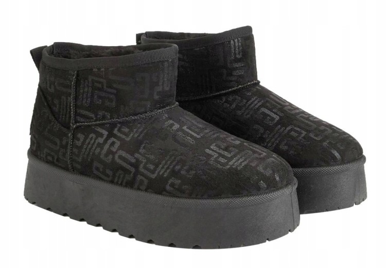 Damskie buty śniegowce Lee Cooper LCJ-25-32-3655LB czarny