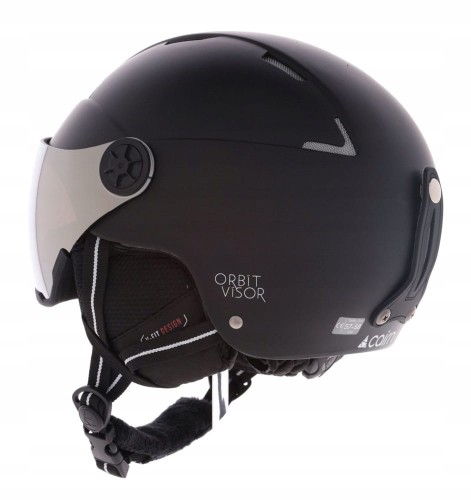 Kask narciarski z wizjerem Cairn ORBIT VISOR 0606690 02 czarny 57-58 cm