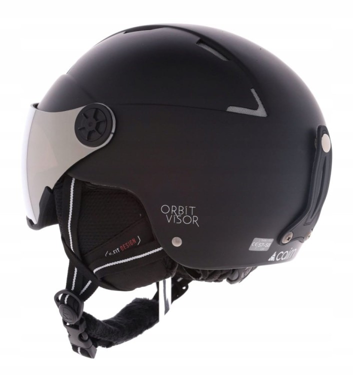 Kask narciarski z wizjerem Cairn ORBIT VISOR 0606690 02 czarny 57-58 cm