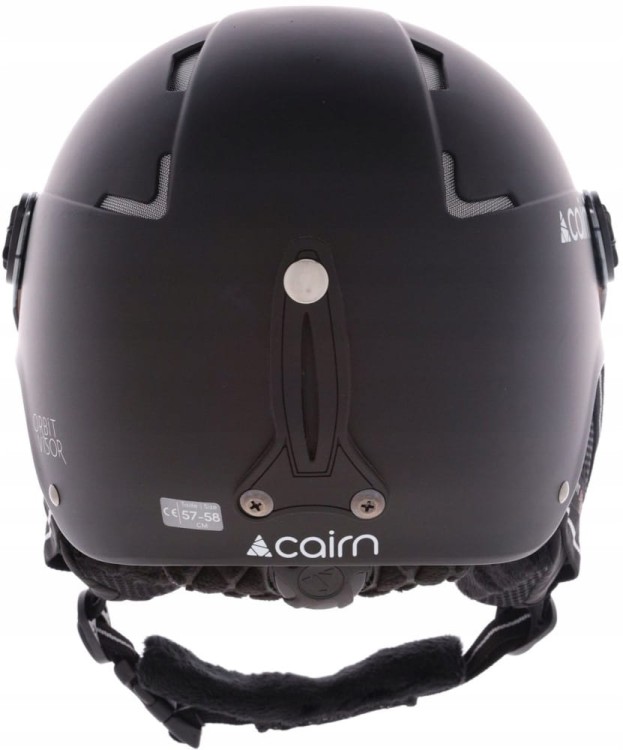 Kask narciarski z wizjerem Cairn ORBIT VISOR 0606690 02 czarny 57-58 cm