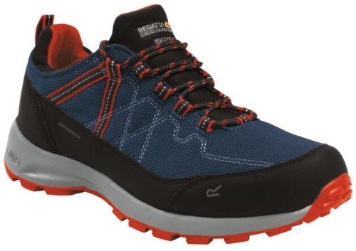 Męskie buty trekkingowe Regatta SAMARIS LITE LOW RMF793 czarny/pomarańczowy ZV8.jpg