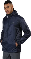Męska przeciwdeszczowa kurtka trekkingowa Regatta PACK IT JKT III RMW281 540 granatowy 