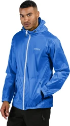 Męska przeciwdeszczowa kurtka trekkingowa Regatta PACK IT JKT III RMW281 15 niebieski  