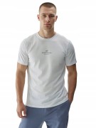 Koszulka męska 4F T-shirt sportowy 3-pak TSHM2961 20S+32S+10S czarny/denim/biały