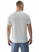 Koszulka męska 4F T-shirt sportowy 3-pak TSHM2961 20S+32S+10S czarny/denim/biały