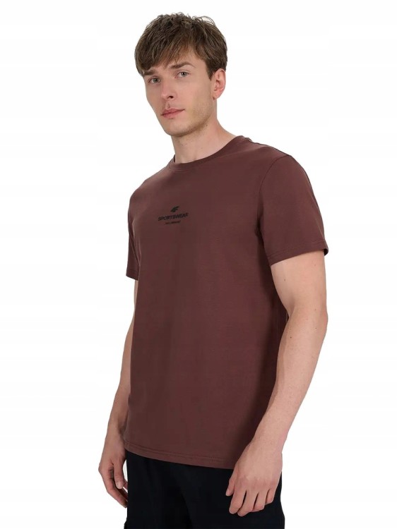 Koszulka męska 4F T-shirt sportowy 3-pak TSHM2961 20S+80S+25S czarny/brązowy/szary