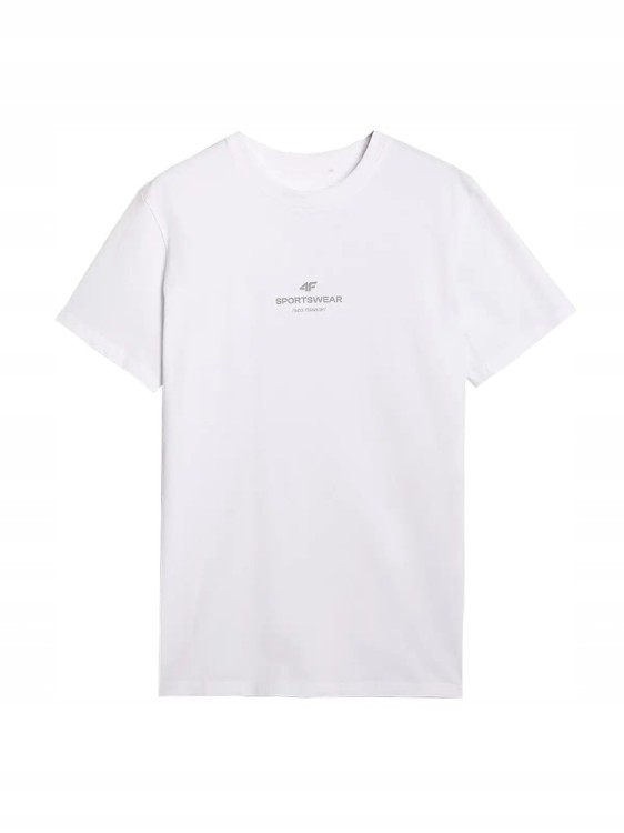 Męska koszulka 4F T-shirt TSHM2961 10S biały
