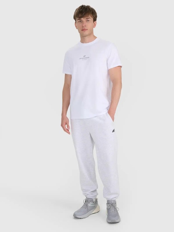 Męska koszulka 4F T-shirt TSHM2961 10S biały