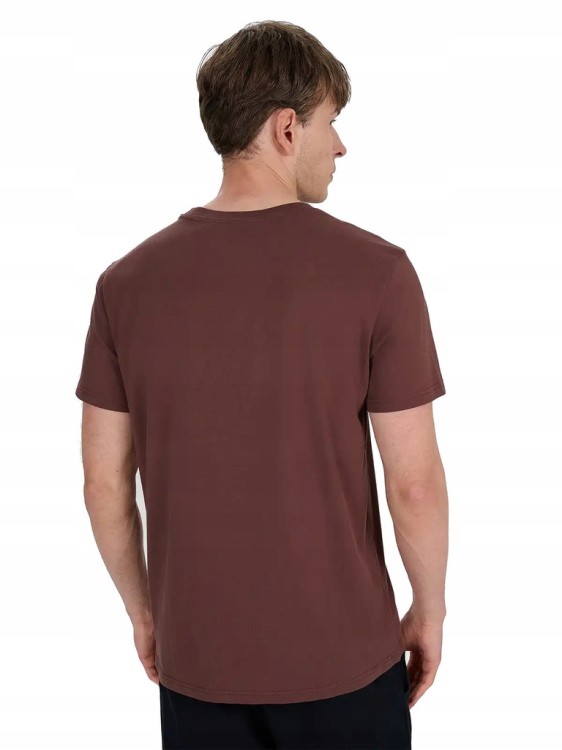 Męska koszulka 4F T-shirt TSHM2961 80S brązowy