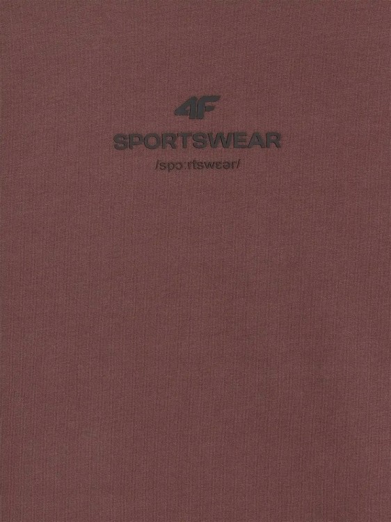 Męska koszulka 4F T-shirt TSHM2961 80S brązowy