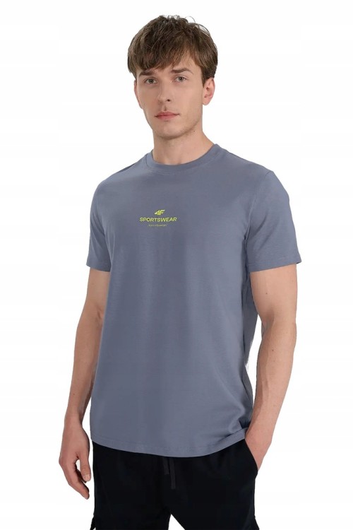 Męska koszulka 4F T-shirt TSHM2961 32S denim