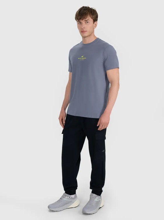 Męska koszulka 4F T-shirt TSHM2961 32S denim