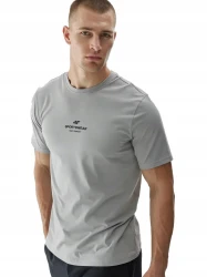 Męska koszulka 4F T-shirt TSHM2961 25S szary