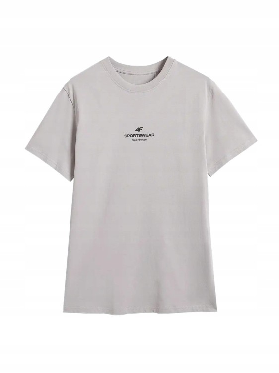 Męska koszulka 4F T-shirt TSHM2961 25S szary